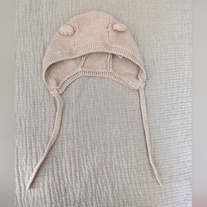 H&M Cotton Bonnet, Bear, 3-6M